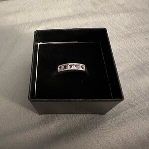 Channel Set Amethyst Band